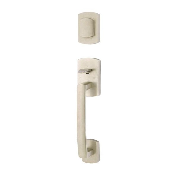 Emtek Tumbled White Bronze Handleset 452721BUTWB 452721BUTWB - main